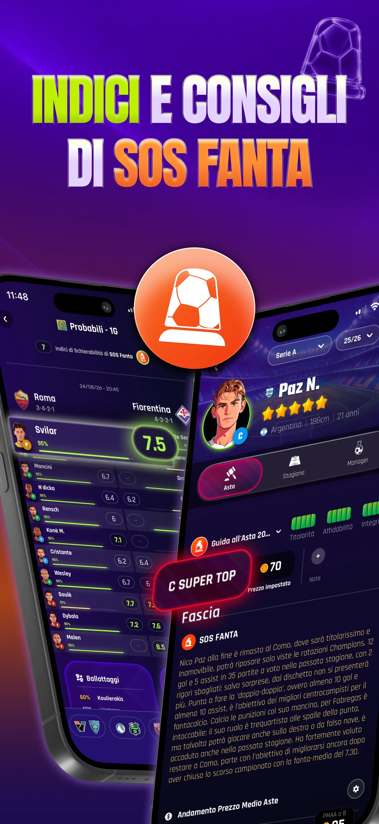 FantaLab Manager - Fantacalcio screenshot